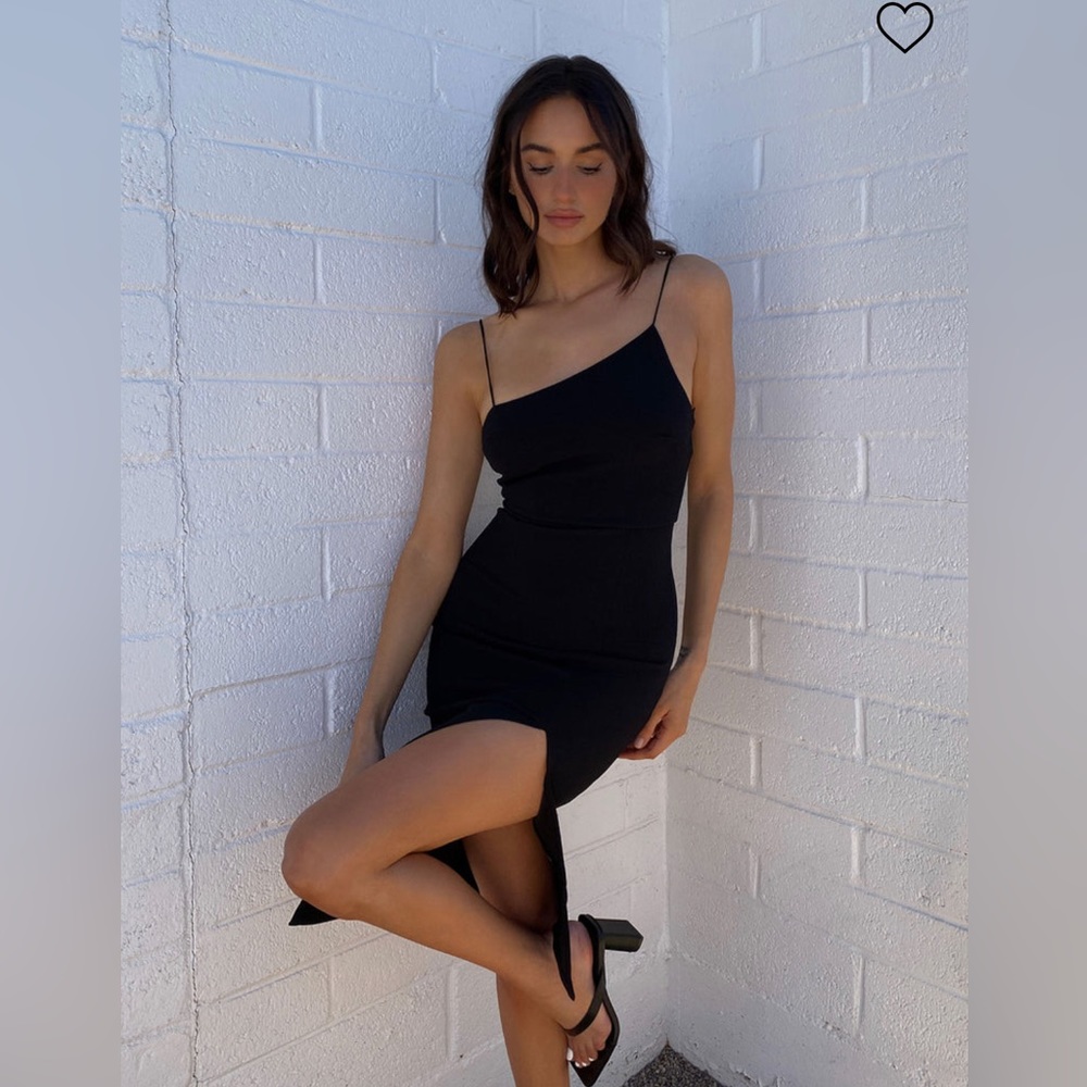 Princess Poly Aero black midi dress